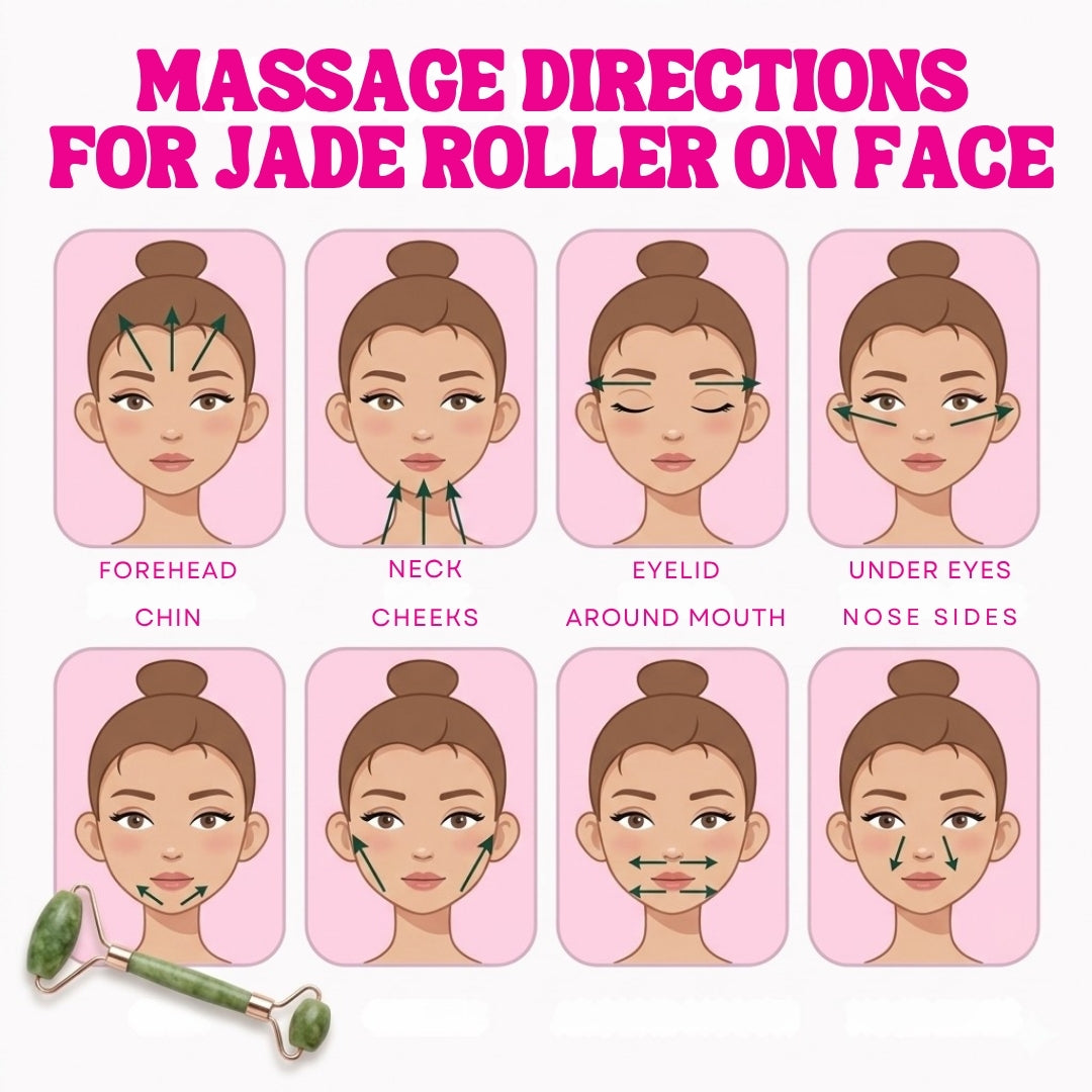Rose Quartz Roller & Gua Sha Set