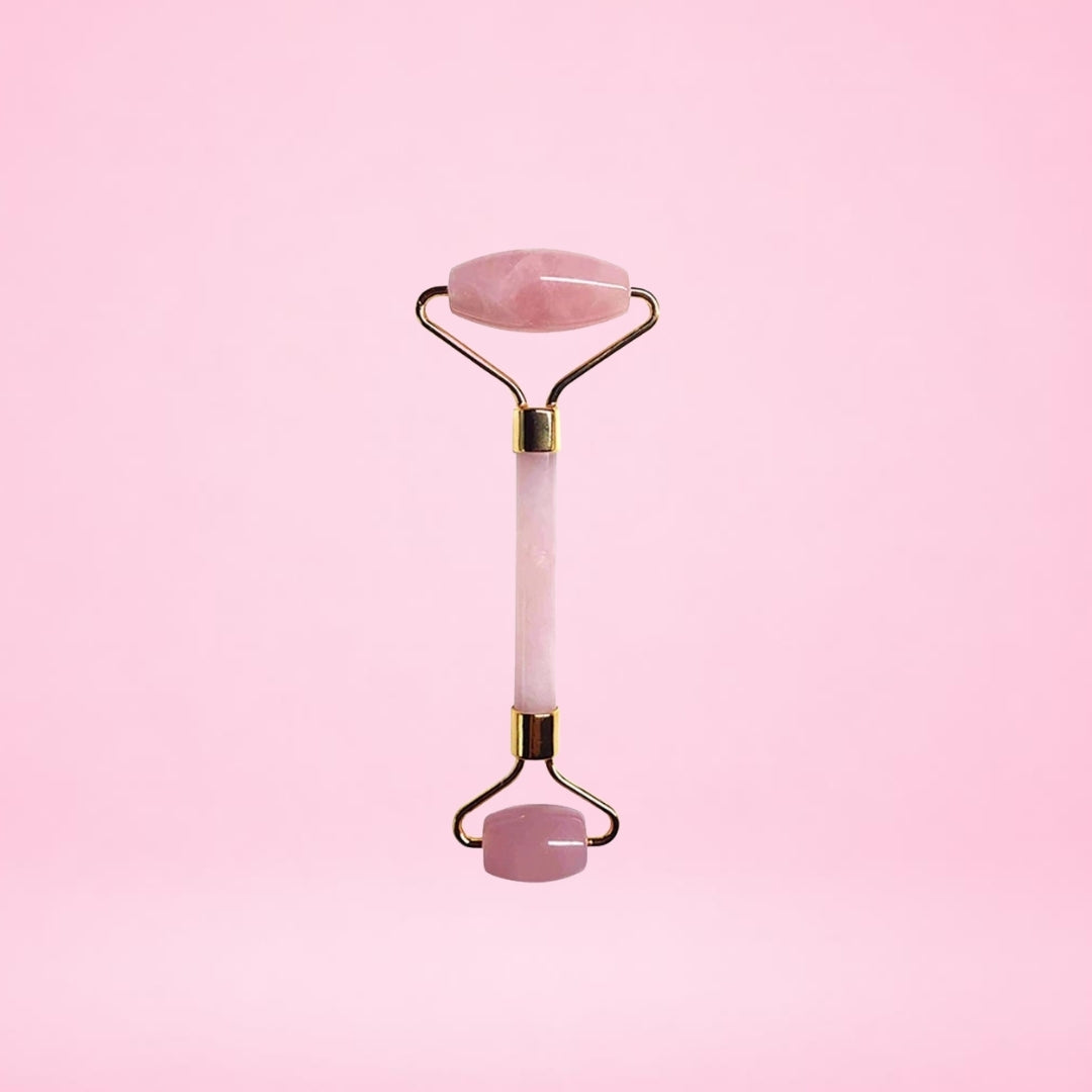 Rose Quartz Roller & Gua Sha Set