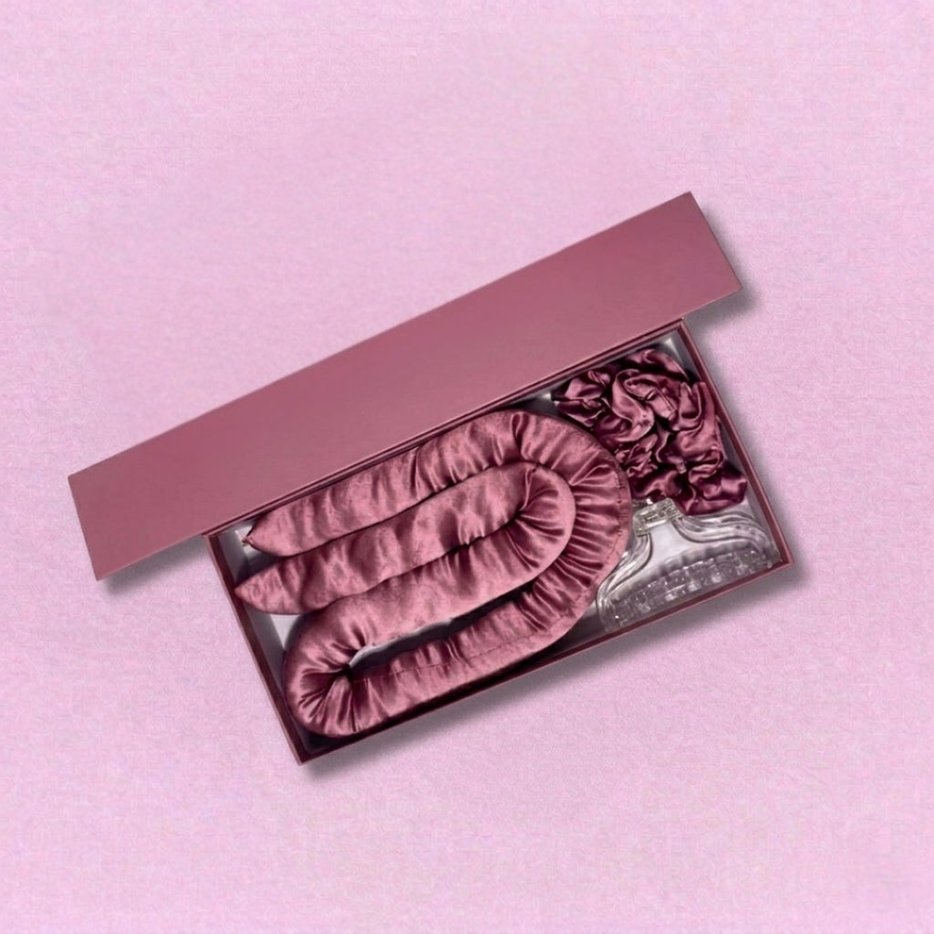 Silk Heatless Curling Set | 22mm Grade 6A Mulberry Silk