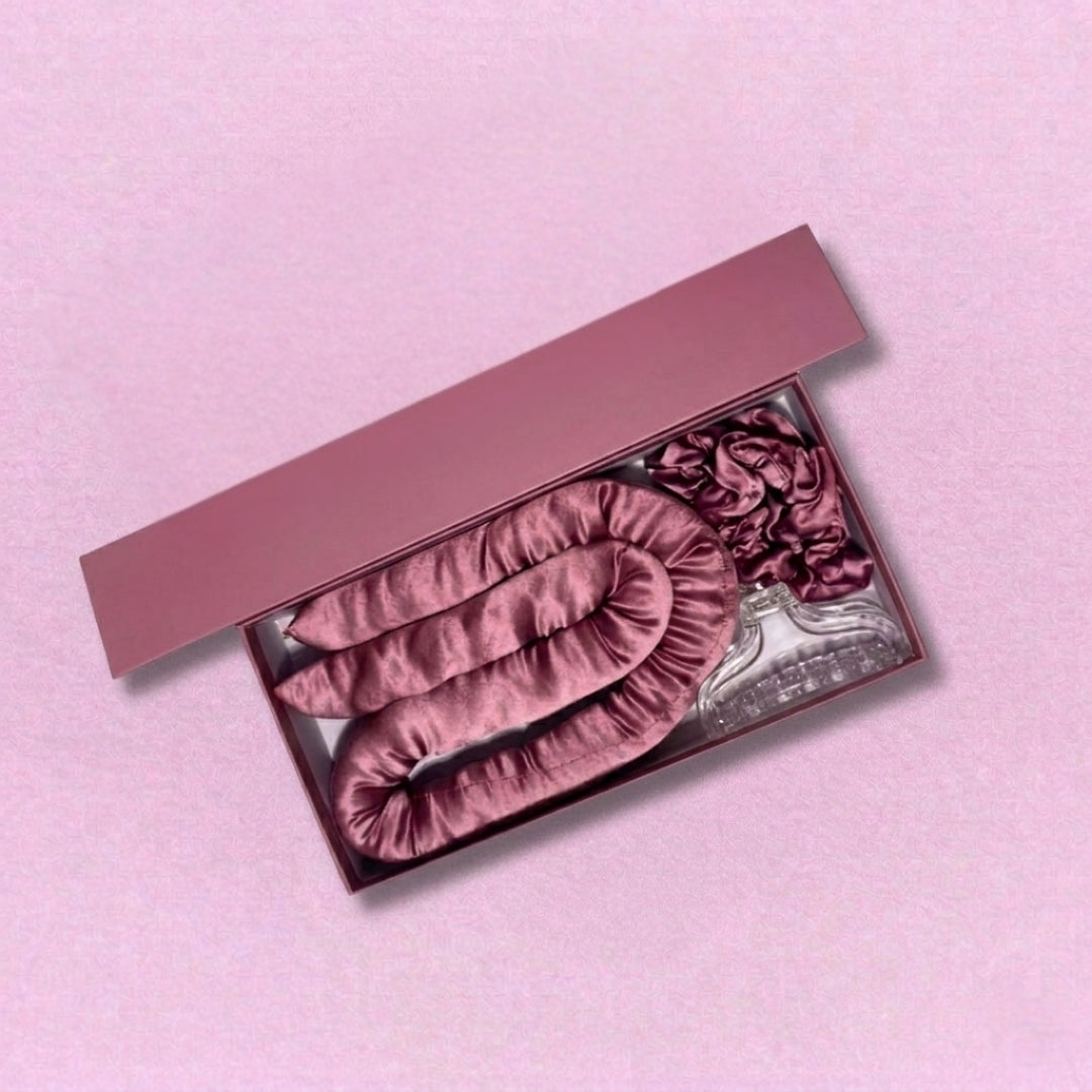 Silk Heatless Curling Set | 22mm Grade 6A Mulberry Silk