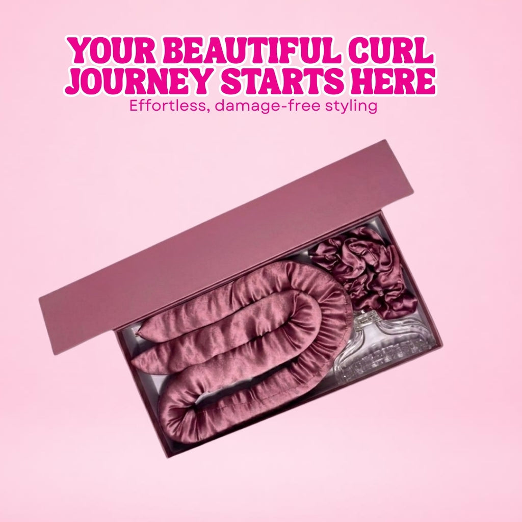 Silk Heatless Curling Set | 22mm Grade 6A Mulberry Silk