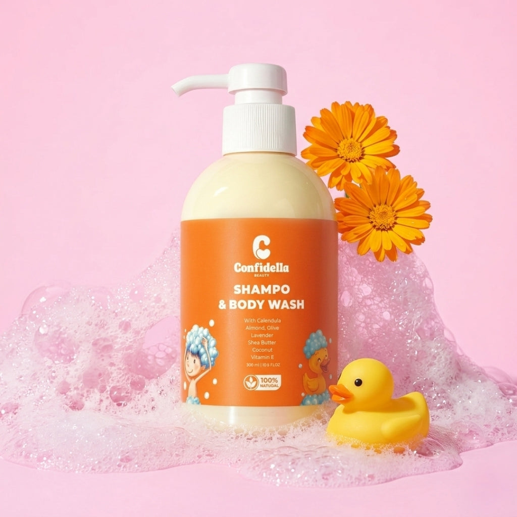 Confidella Baby Shampoo & Body Wash with Calendula | 300mL