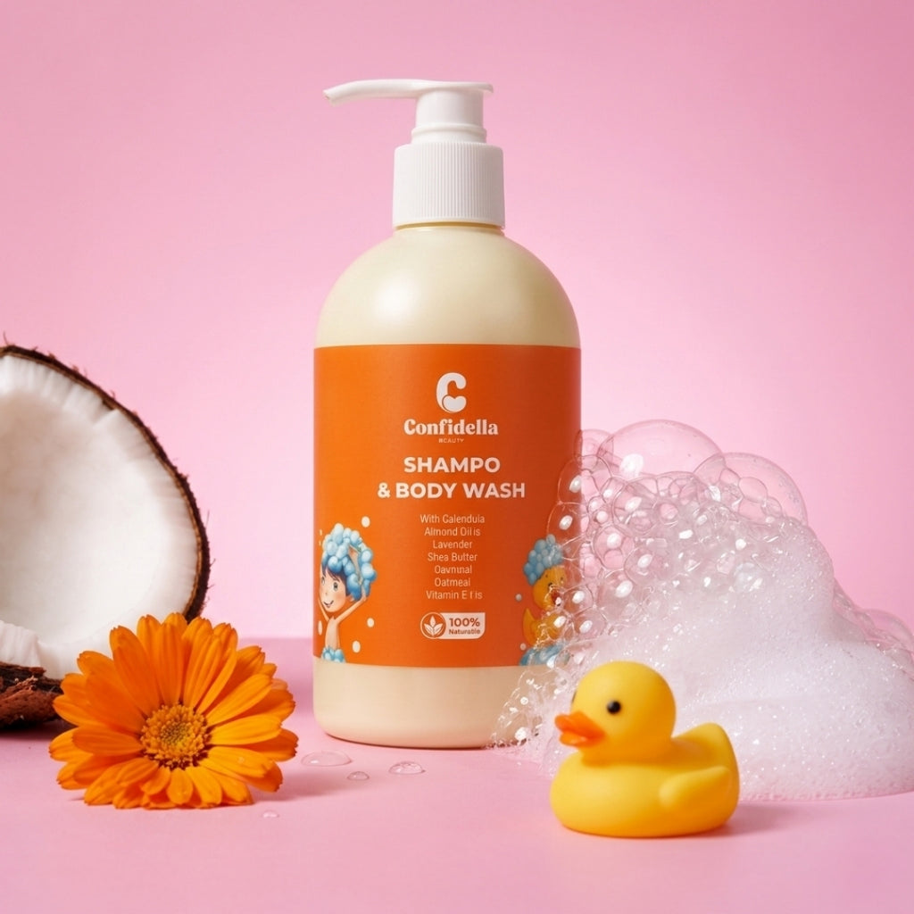 Confidella Baby Shampoo & Body Wash with Calendula | 300mL