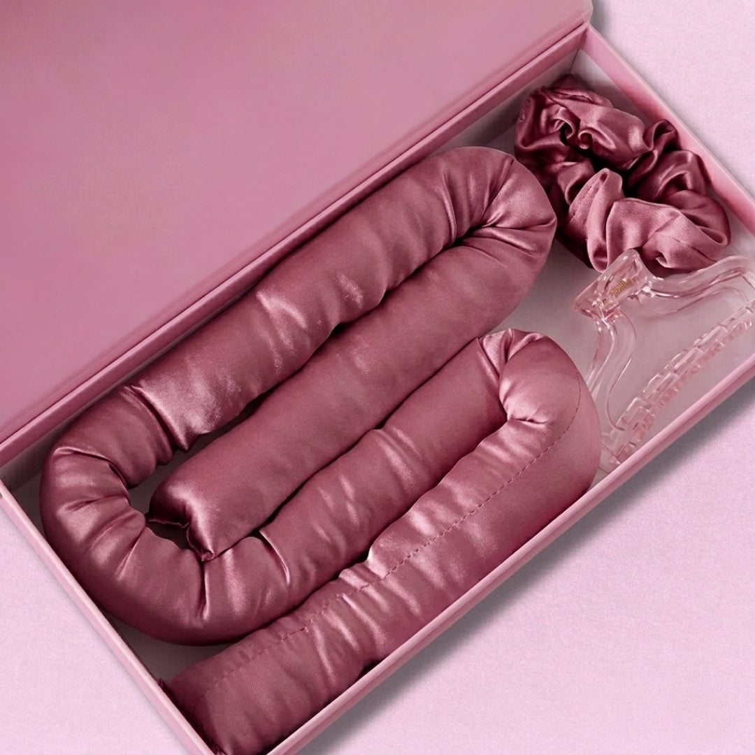 Silk Heatless Curling Set | 22mm Grade 6A Mulberry Silk