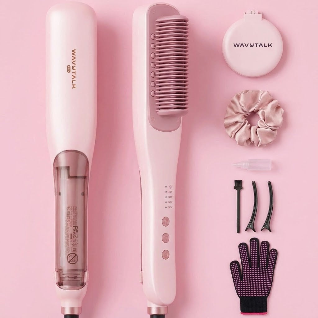 WavyTalk Steamline Pro Steam Straightener Brush
