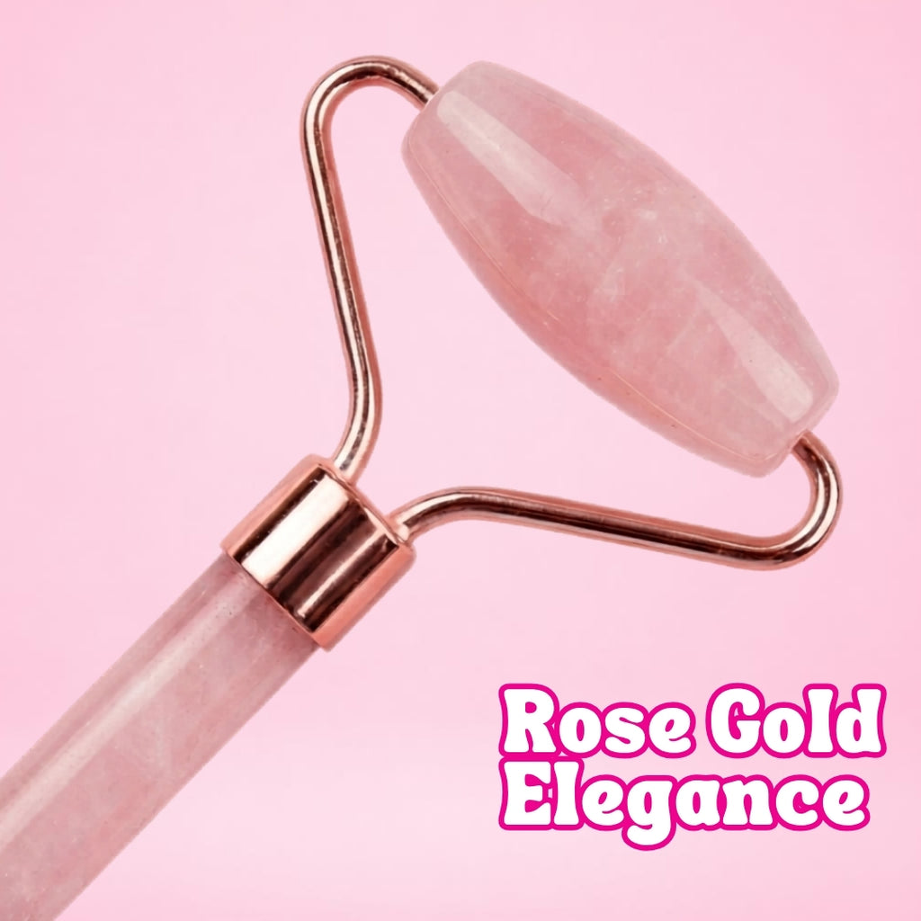 Rose Quartz Roller & Gua Sha Set