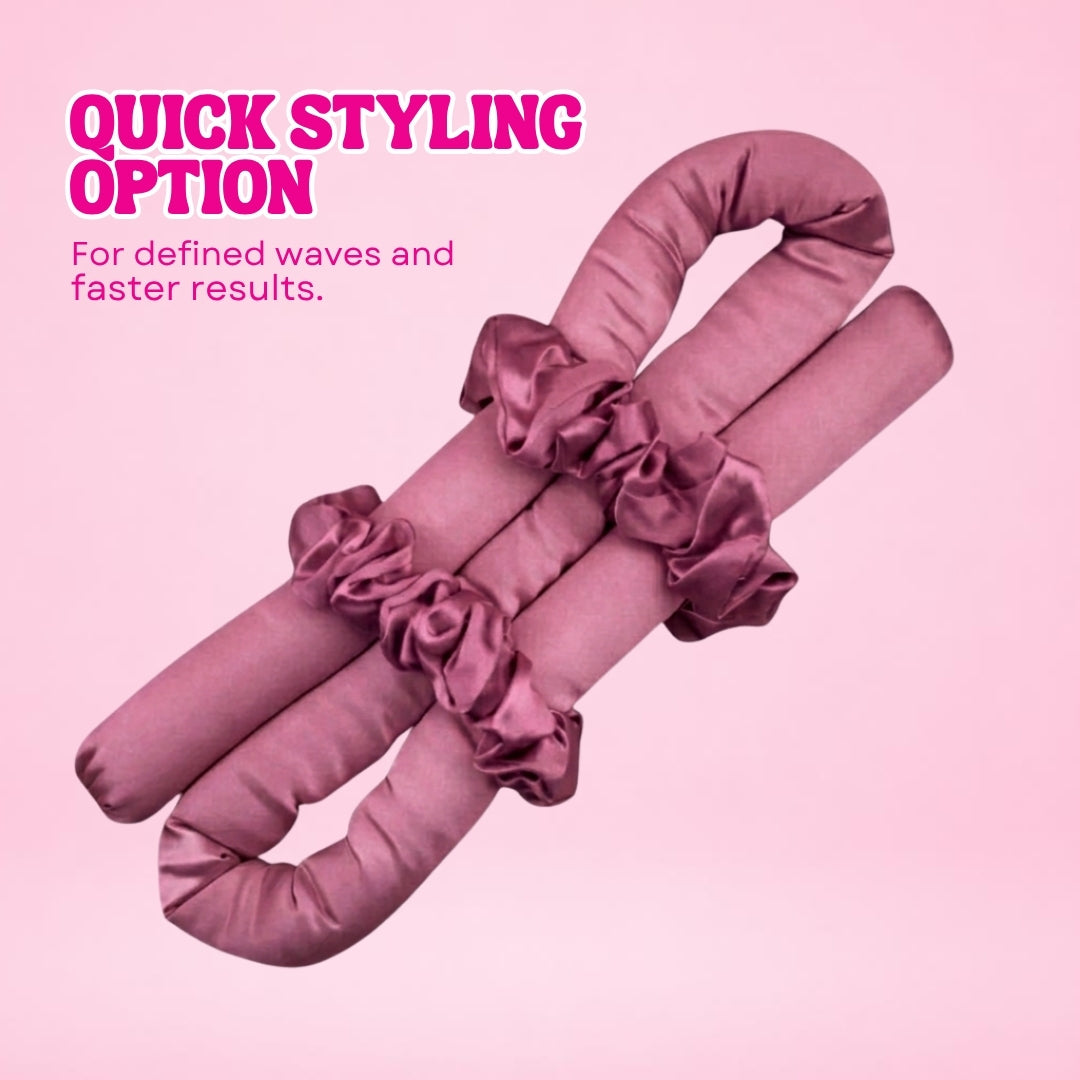 Silk Heatless Curling Set | 22mm Grade 6A Mulberry Silk