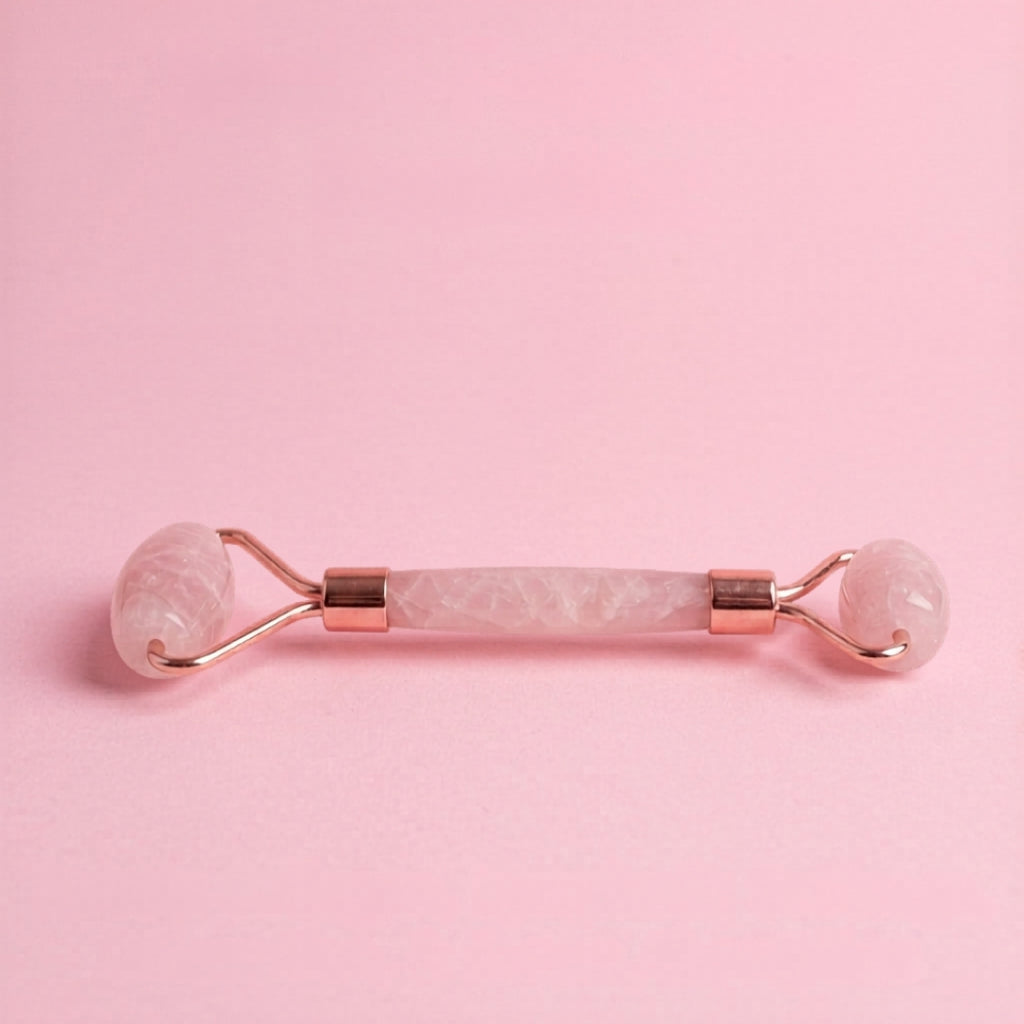 Rose Quartz Roller & Gua Sha Set
