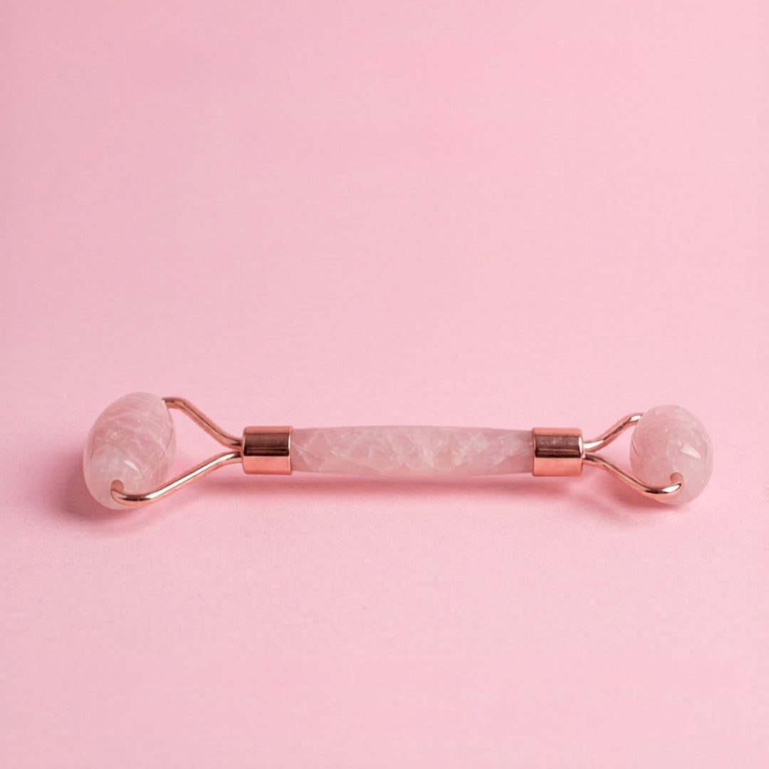 Rose Quartz Roller & Gua Sha Set