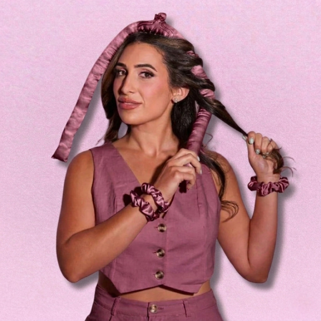 Silk Heatless Curling Set | 22mm Grade 6A Mulberry Silk