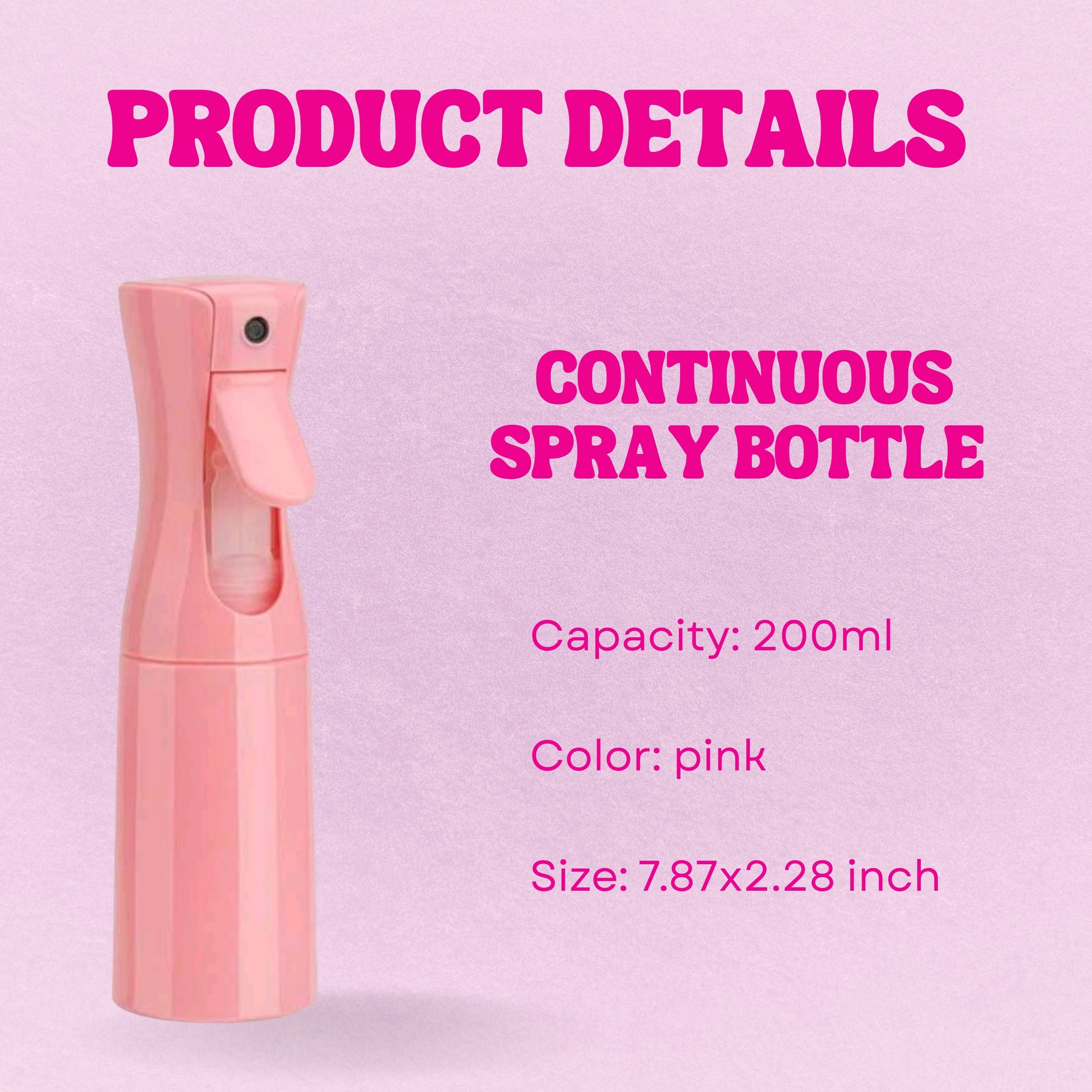 Ultra-Fine Mist Spray Bottle – 200ml