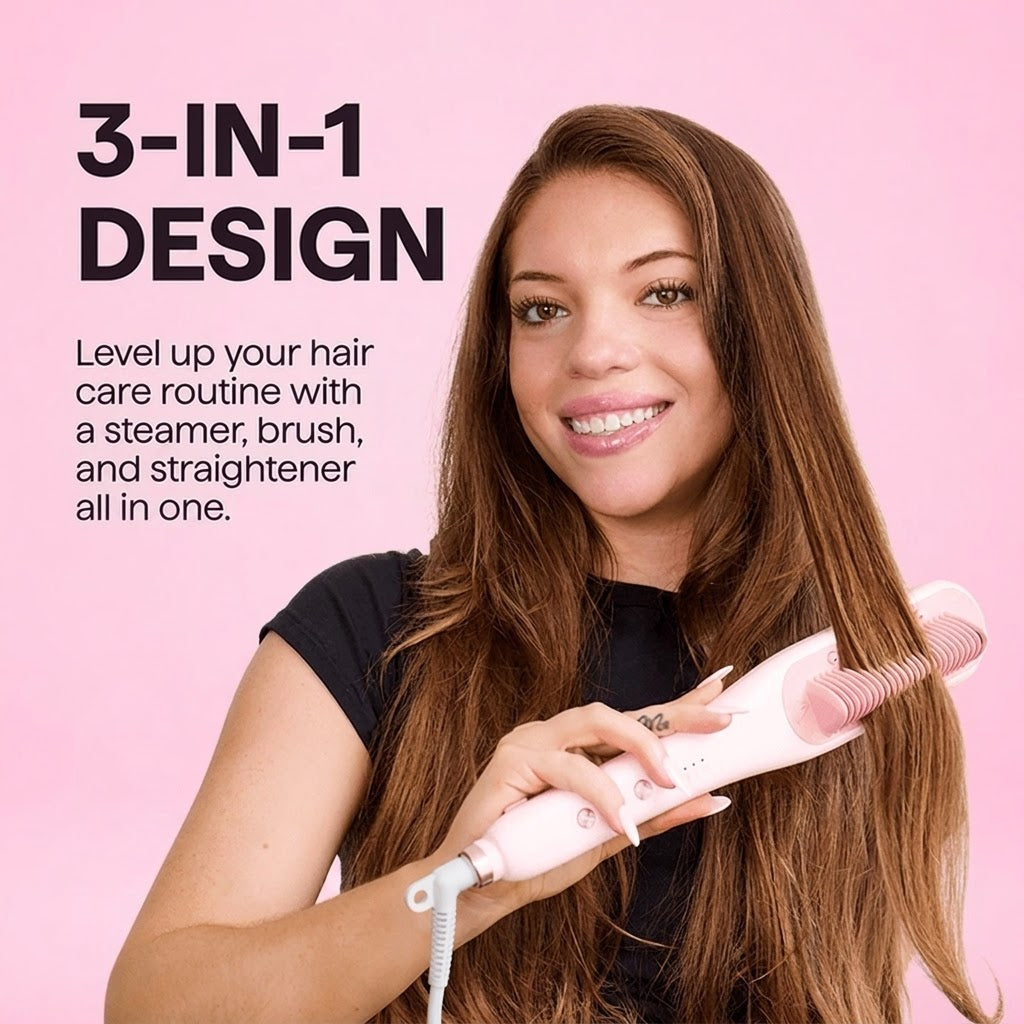 WavyTalk Steamline Pro Steam Straightener Brush