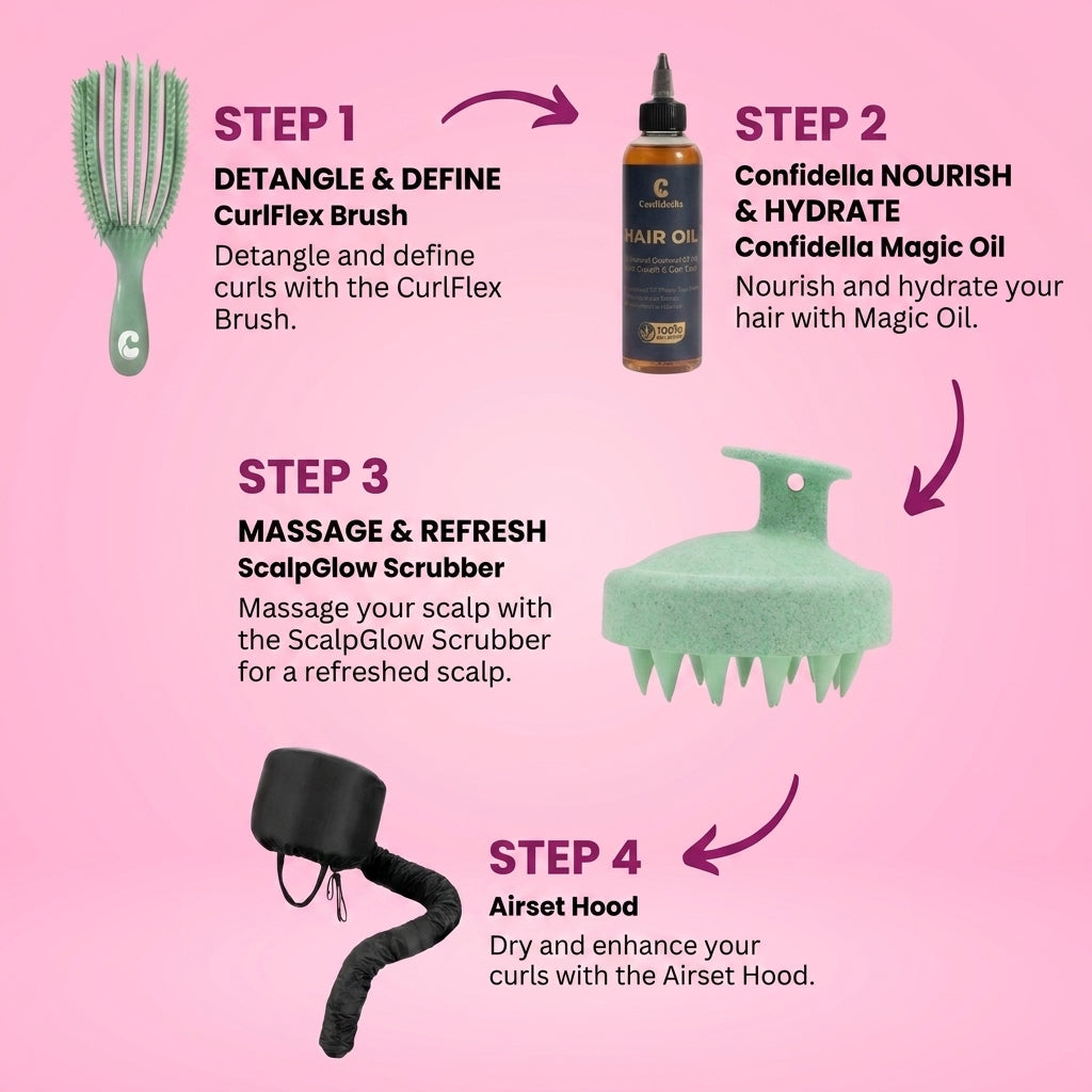 Deep Nourish Oil Care Set – 4-Step Routine