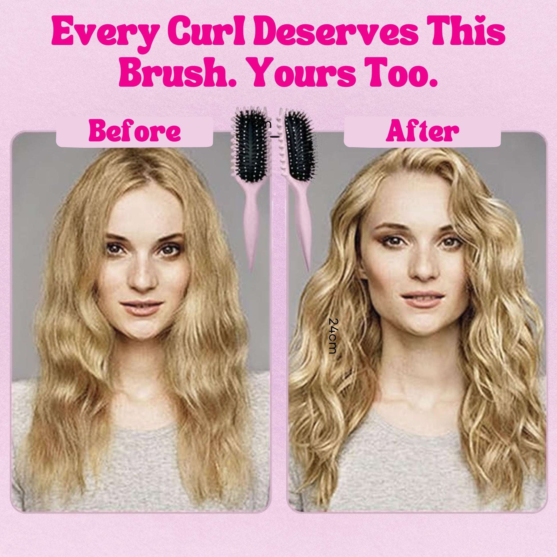 Detangling Curly Hair Brush