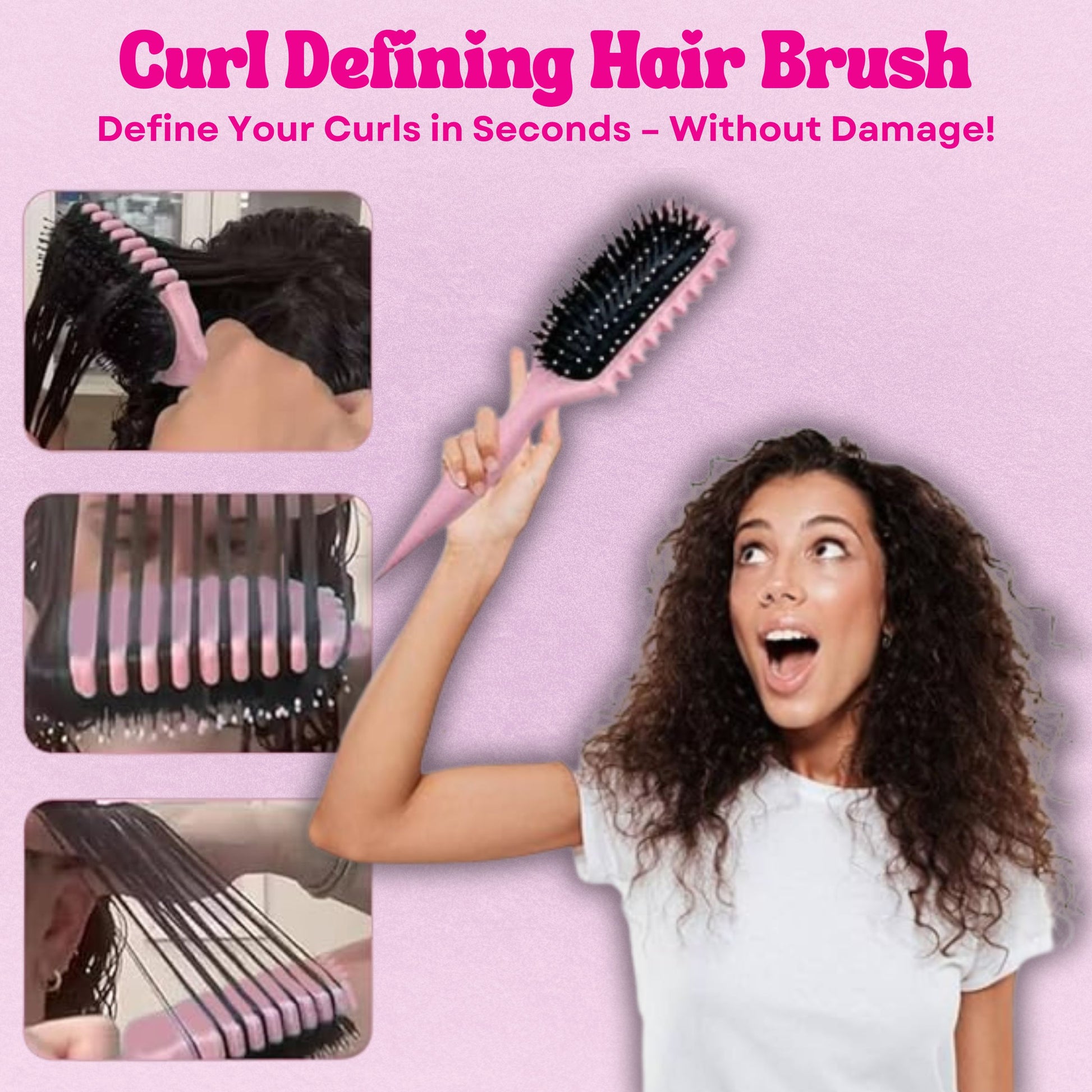Detangling Curly Hair Brush