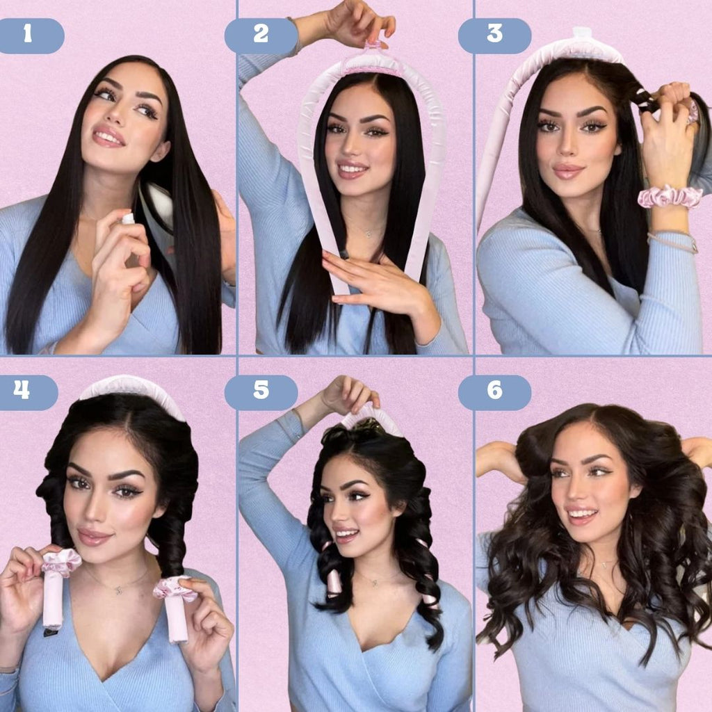 Luxury Heatless Curl Ribbon Set