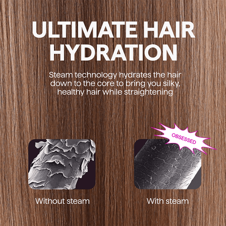 WavyTalk Steamline Pro Steam Straightener Brush